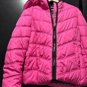 Pink Hooded Jacket Size Large